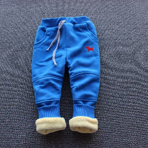 Детски зимни панталони за момчета в 17 различни модела.