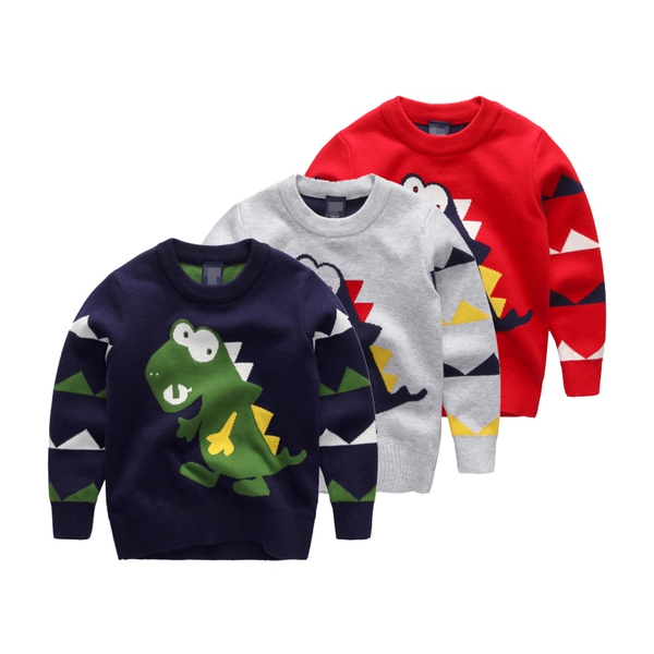 Παιδικό πουλόβερ για αγόρια δεινοσαύρων
