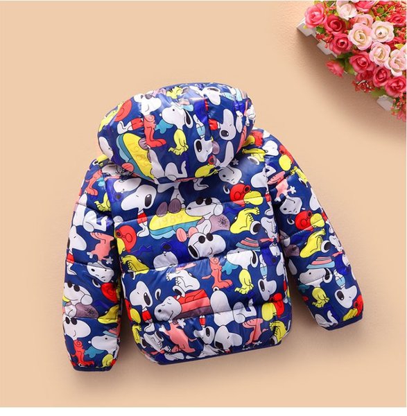 Дебели якета за момчета с анимационни герои.