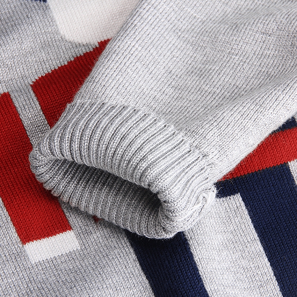 Есенно-зимни пуловери за момчета-Сив Син Зелен Бежов.