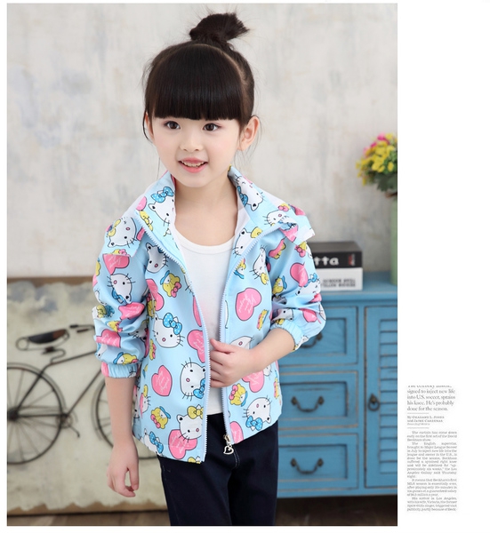 Детски якета за момичета с цветя и анимационни герои. есенно, пролетно и шарено