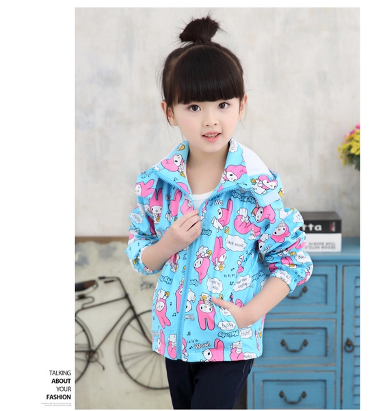 Детски якета за момичета с цветя и анимационни герои. есенно, пролетно и шарено