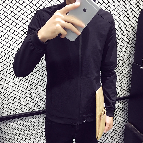 Ανδρικά   μπουφάν  για το φθινόπωρο με  φερμουάρ  στθλ σλιμ  - 3 μοντέλα