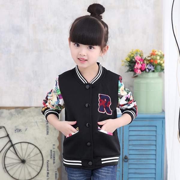 Φθινοπωρινό φούτερ σε ροζ, άσπρο και μαύρο χρώμα