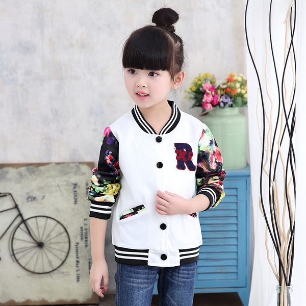 Φθινοπωρινό φούτερ σε ροζ, άσπρο και μαύρο χρώμα