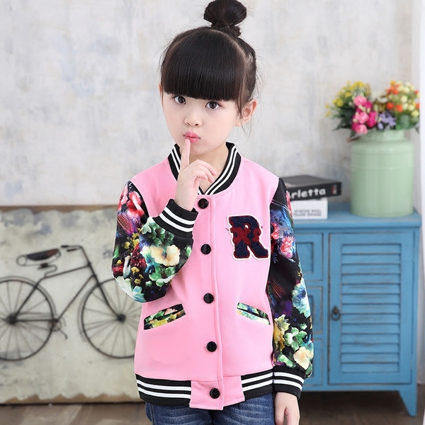 Φθινοπωρινό φούτερ σε ροζ, άσπρο και μαύρο χρώμα