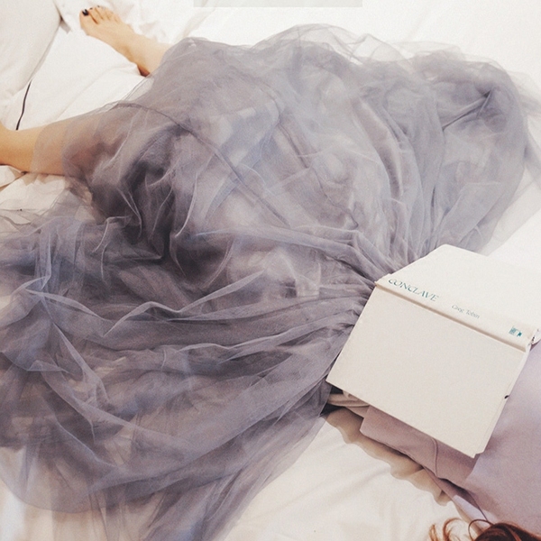 Μακριά φούστα σιφόν σε 3 χρώματα για κάθε περίσταση