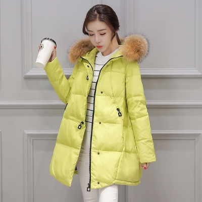 Зимно дамско широко яке с пълнеж от гъши пух в 5 различни цвята