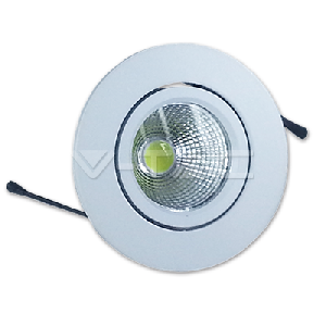 3W LED Луна COB Кръгъл Модул - Бяло Тяло Топло Бяла Светлина