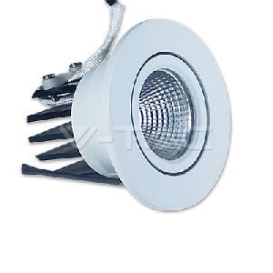 3W LED Луна COB Кръгъл Модул - Бяло Тяло Топло Бяла Светлина