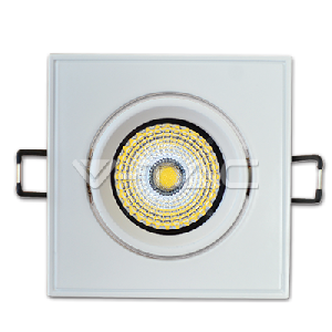 5W LED Луна COB Квадратен Модул Ротационна - Бяло Тяло Бяла Светлина