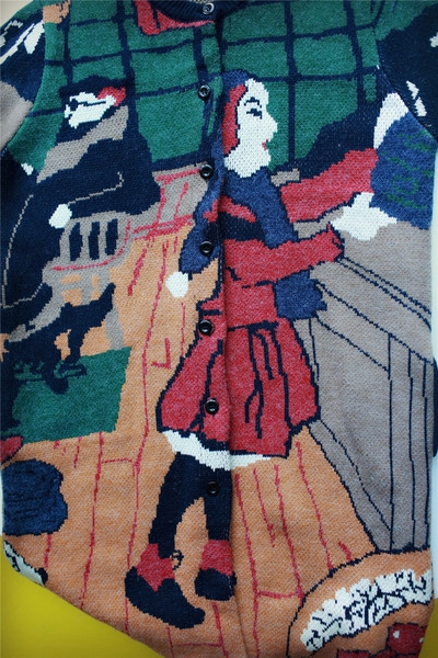 Шарена жилетка - стандартен размер с копчета.