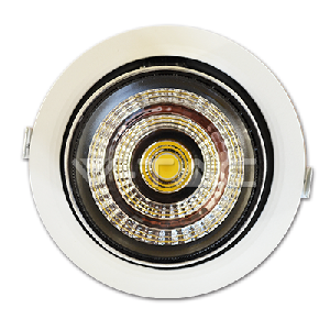 25W LED Луна COB Променлив Ъгъл - Бяло Тяло 4000К