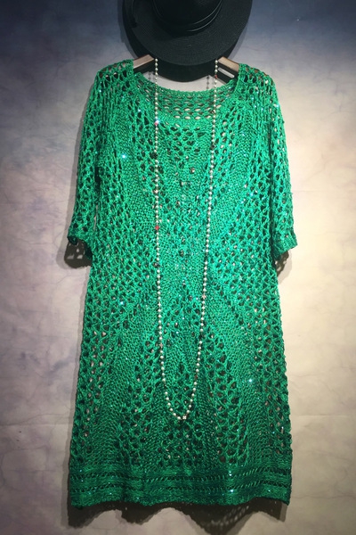 Широк пуловер с 3/4 ръкав - Червен Син Лилав Зелен. 