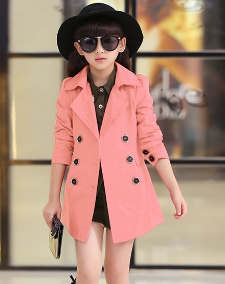 Παιδικά φθινοπωρινά παλτά για μικρές κυρίες σε δέκα ζεστά χρώματα.