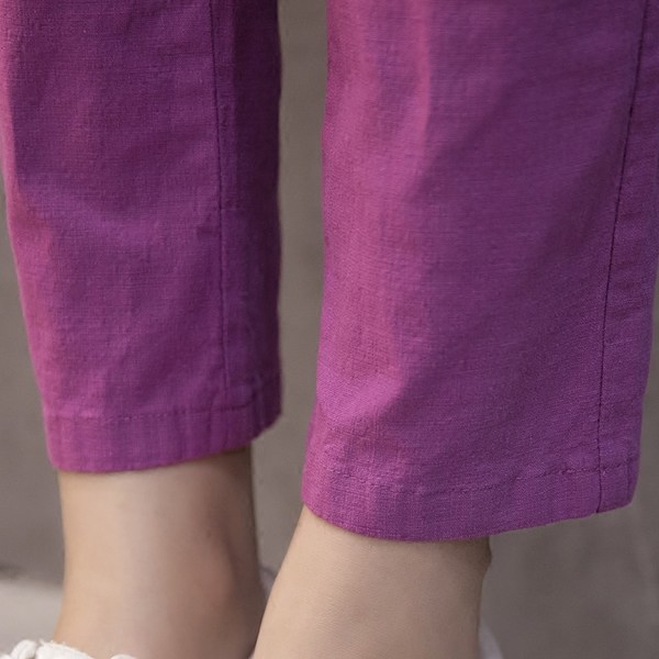 Дамски ежедневни панталони тип шалвар с висока талия 