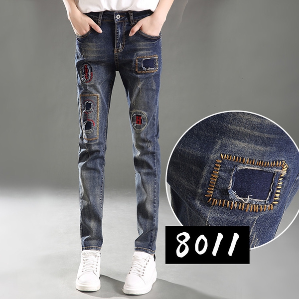 Есенни женски дънки в различни мотиви.