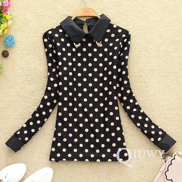 Дамски есенни ризи с флорални мотиви шест различни модела.