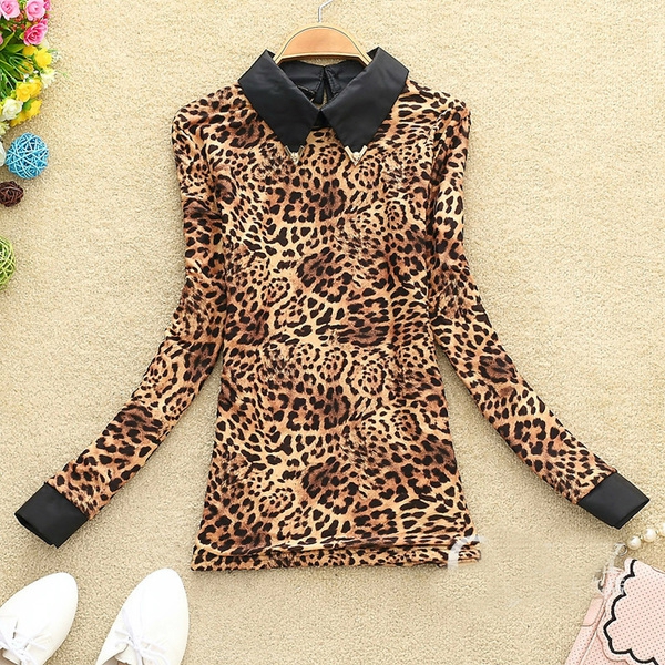 Дамски есенни ризи с флорални мотиви шест различни модела.