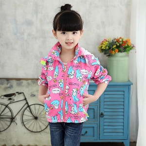 Παιδικά μπουφάν άνοιξη-φθινόπωρο για τα κορίτσια διαφορετικά μοντέλα και εκτυπωτές.
