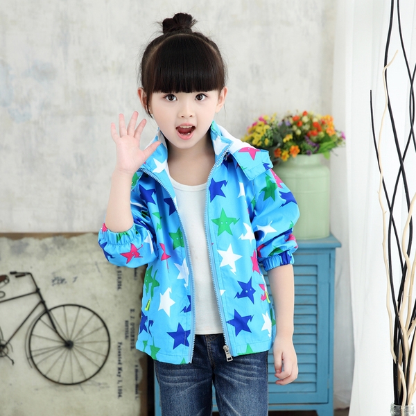 Детски пролетно-есенни якета за момичета различни модели и принтове .