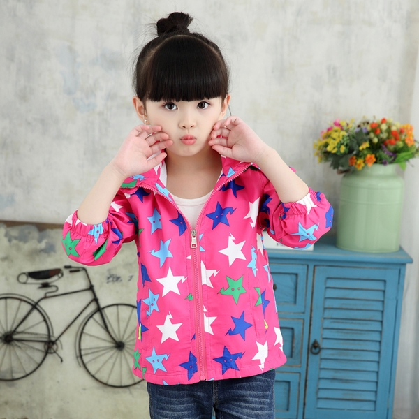 Детски пролетно-есенни якета за момичета различни модели и принтове .