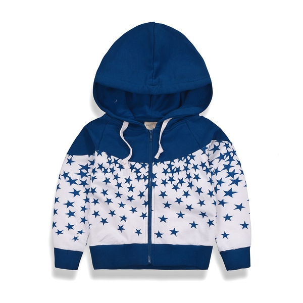 Есенно спортно яке за момчета със звездички. 