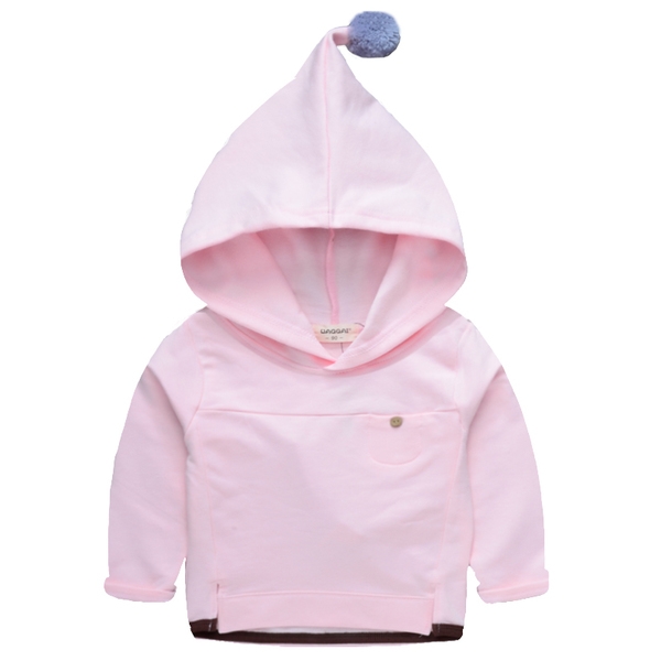 Детски пуловер с качулка в различни цветове