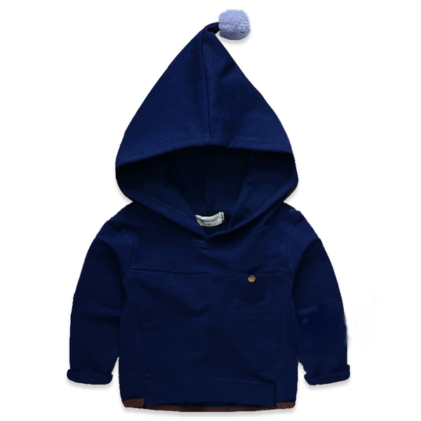 Детски пуловер с качулка в различни цветове