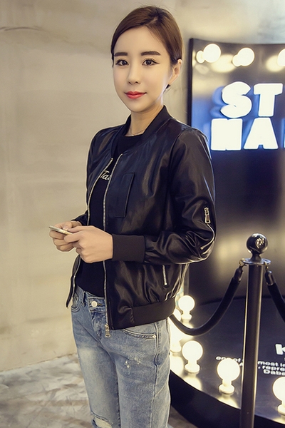 Стилно и красиво  дамско яке от изкуствена кожа за всеки повод