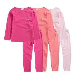 Детски комплект от 2 части - блуза с дълъг ръкав и панталон в различни цветове