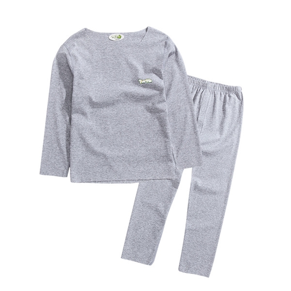 Детски комплект от 2 части - блуза с дълъг ръкав и панталон в различни цветове