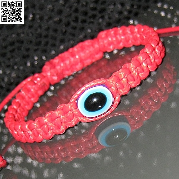 Дамска плетена гривна против зли очи и уроки- DM-2203