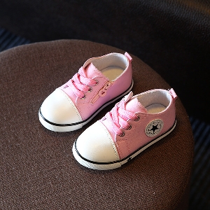 Есенни спортни обувки за момичета и момчета - Бял Черен Розов Червен Син Лилав цвят.