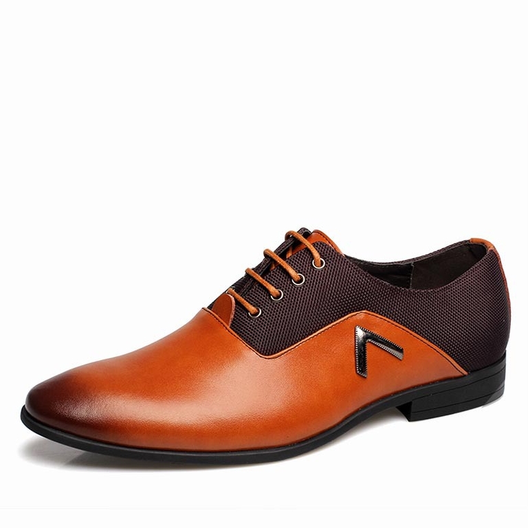 Мъжки Обувки Oxford Истинска Кожа