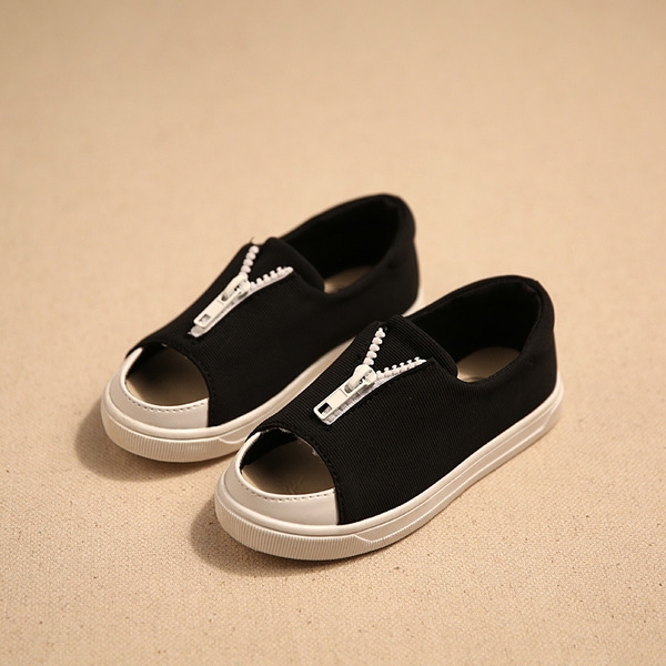 Детски кецове с отворени пръсти за момичета - дишащи