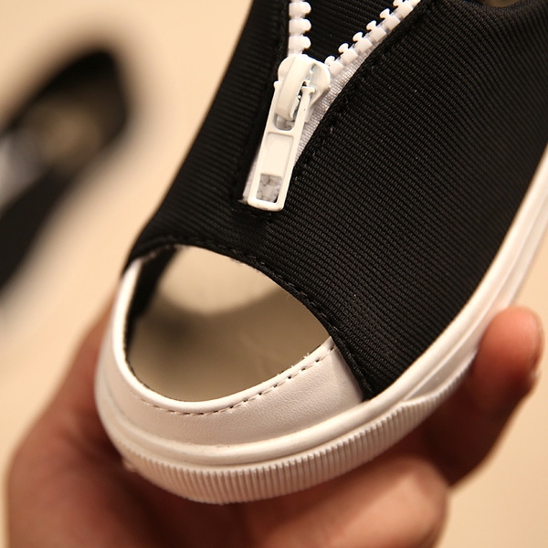 Детски кецове с отворени пръсти за момичета - дишащи