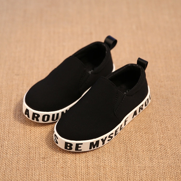 Модерни детски еспадрили за момичета с надпис . 