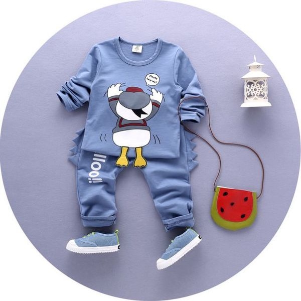 Бебешки комплекти от две части блузка и панталони за момчета и момичета-13 модела.