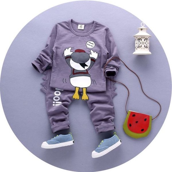 Бебешки комплекти от две части блузка и панталони за момчета и момичета-13 модела.