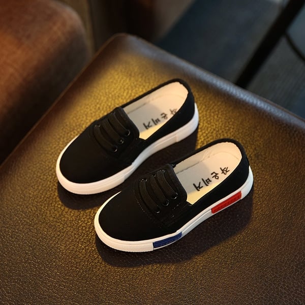 Ежедневни детски обувки за момичета и момчета - Сив Бял Черен цвят. 