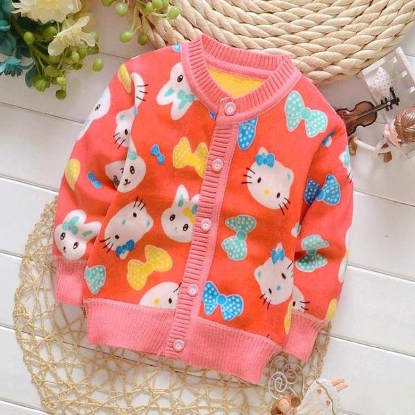 Есенно-зимни бебешки жилетки за момчета и момичета в различни цветове  и принтове.