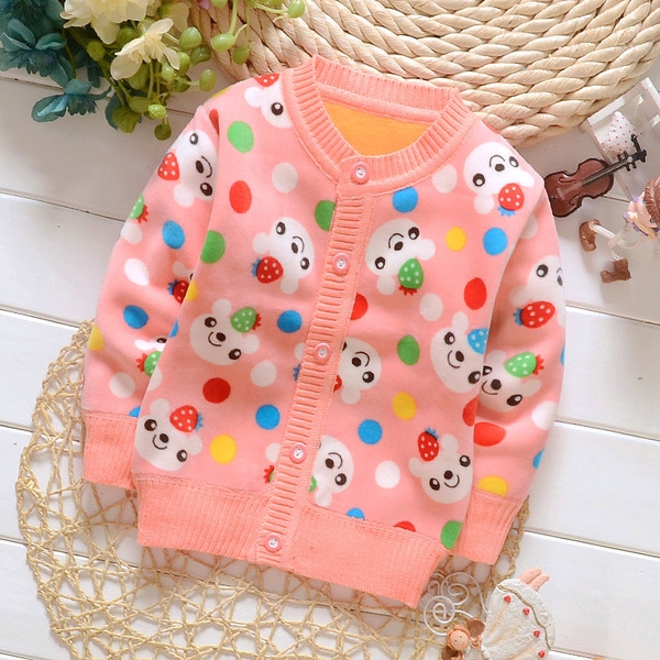 Есенно-зимни бебешки жилетки за момчета и момичета в различни цветове  и принтове.