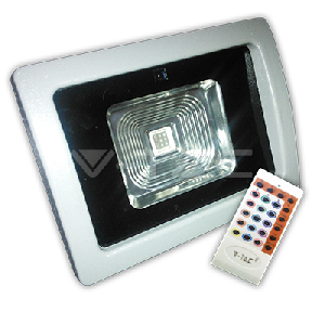 10W LED Прожектор V-TAC Класик RGB С Радио Управление