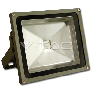 20W LED Прожектор V-TAC Класик - Бяла Светлина