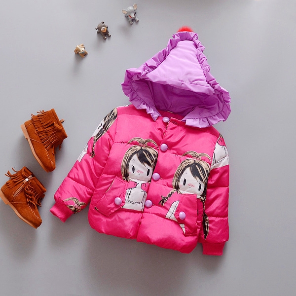 Детски зимни якета и палта за момичета голям избор от цветове и модели.