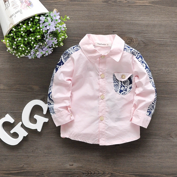 Детски есенни ризки и блузки за момчета различни цветове и модели.