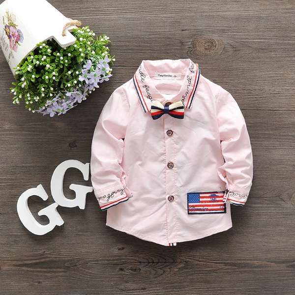 Детски есенни ризки и блузки за момчета различни цветове и модели.