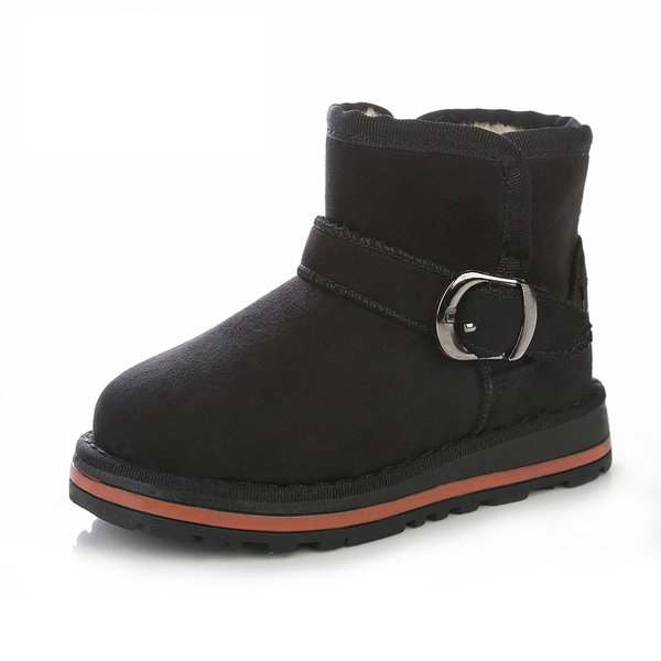 Детски велурени боти за момичета в кафяв,черен,тъмносин и розов цвят с кадифе за снежните зимни дни.