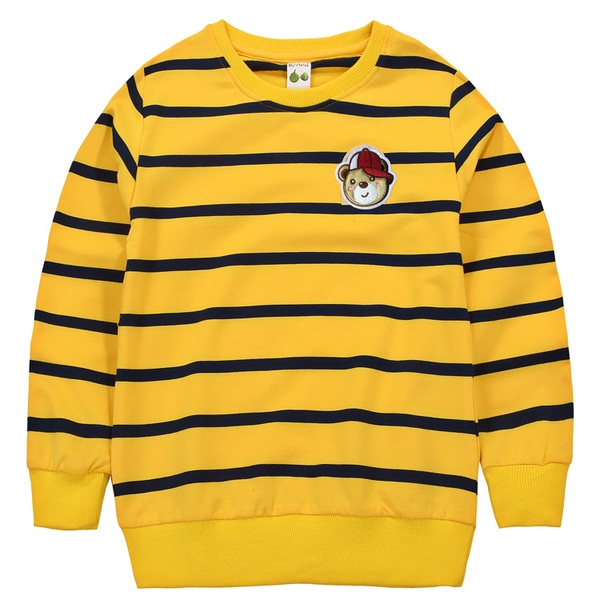 Παιδικές  βαμβακερές μπλούζες για το φθινόπωρο για αγόρια σε οκτώ χρώματα